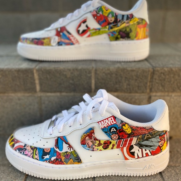 Marvel “comics” customized AF1’s - Picture 1 of 4